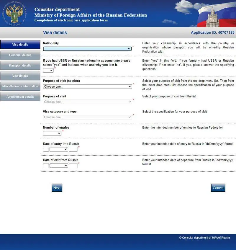 Rusya Vize Formu Nasıl Doldurulur?