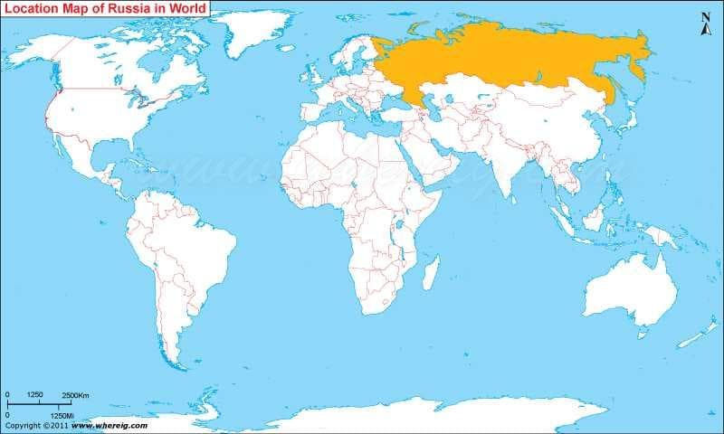 Rusya’nın Dünya Haritasındaki Yeri Nerededir?