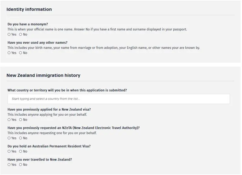Yeni Zelanda Online Vize Formuna Hangi Bilgilerin Girilmesi Gerekir?