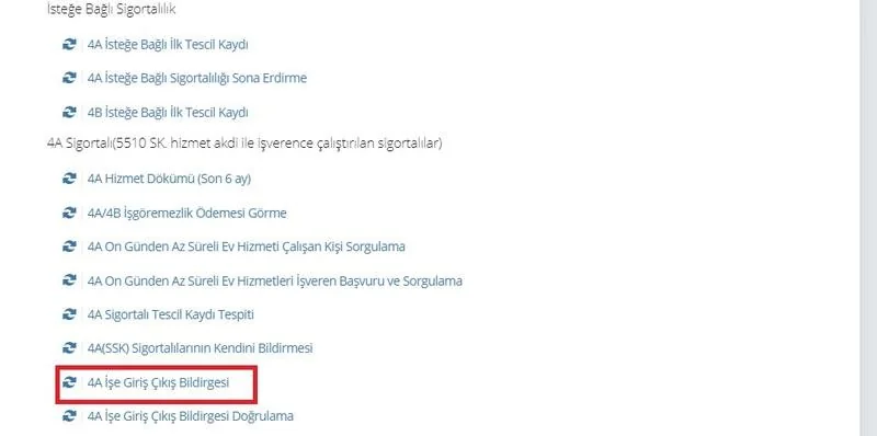E-Devlet Üzerinden İşe Giriş Bildirgesi Nasıl Alınır? 3