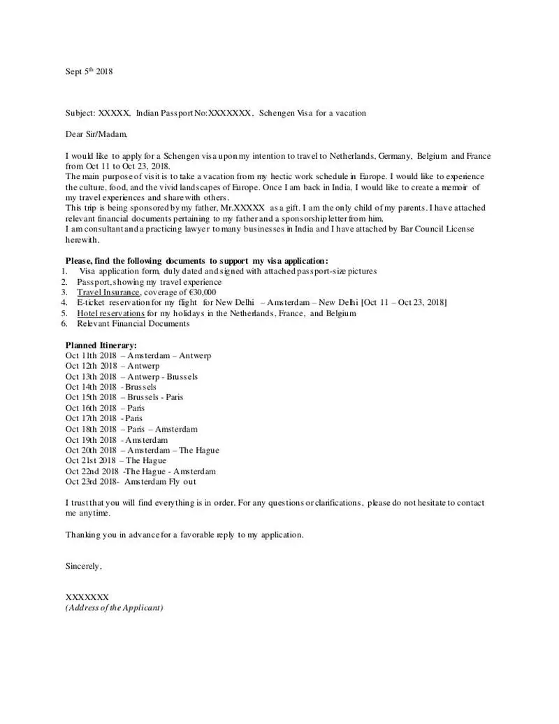 Schengen Vize Talep Dilekçesi Nasıl Yazılır?