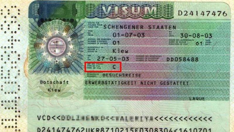 Schengen Vize Türü Nerede Yazar?