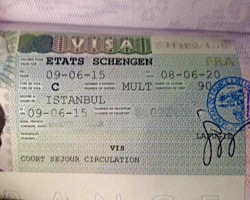 Schengen Vizesi VIS İbaresi Nerede Yer Alır?