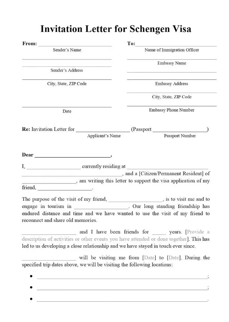 Sevgili Vizesi Davet Mektubu Nasıl Olmalıdır?